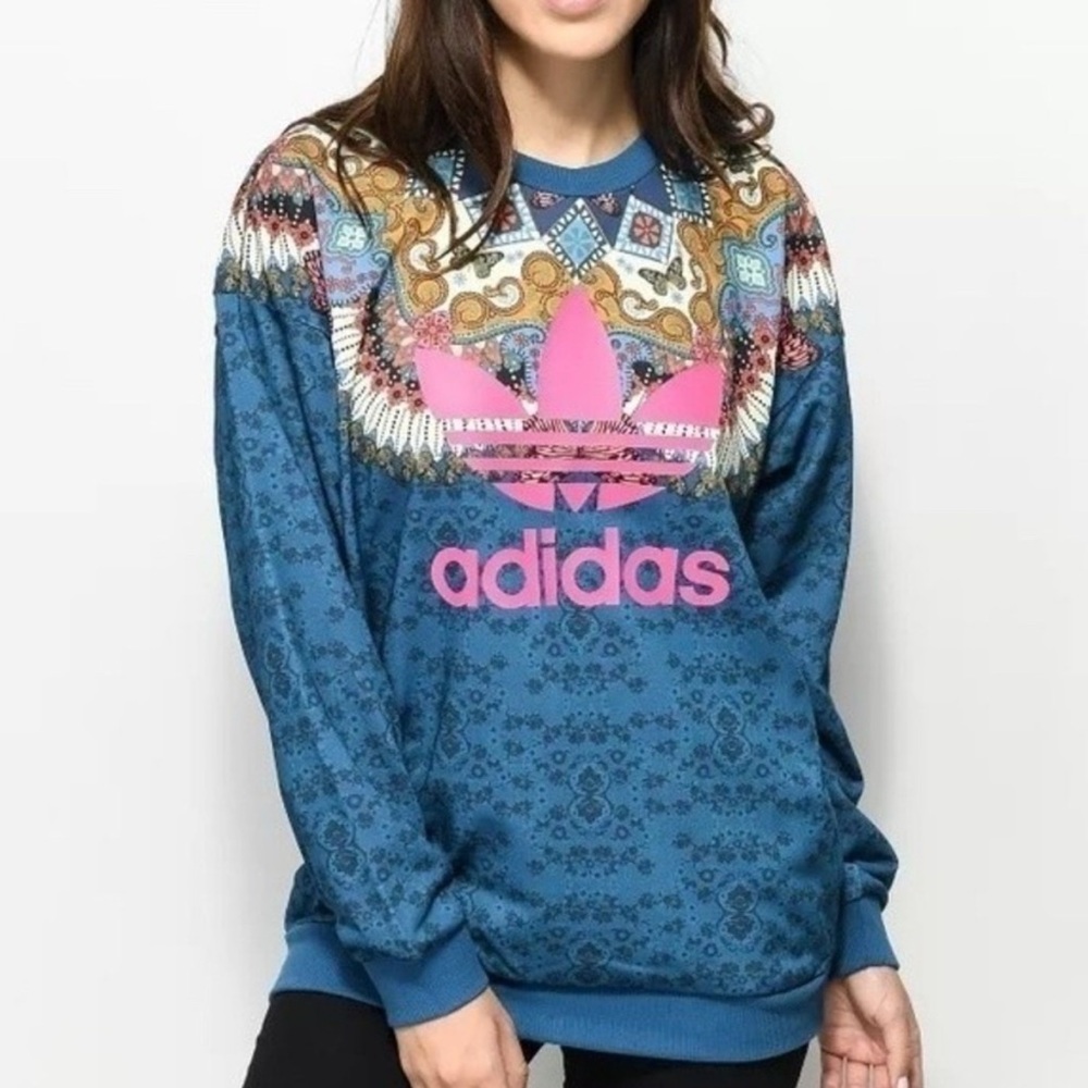 Adidas x Farm Rio Borbomix Crew Neck Sweatshirt